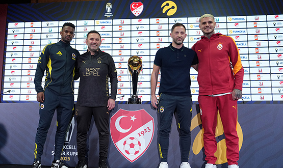 Turkcell S�per Kupa 2025 Finali Ortak Bas�n Toplant�s� Yap�ld�