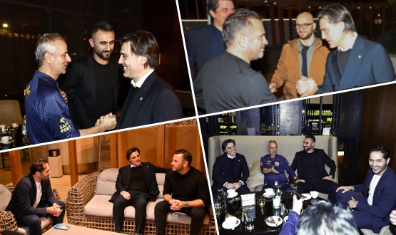 Hamit Altntop ve Vincenzo Montella'dan ki Takmn Kampna Ziyaret