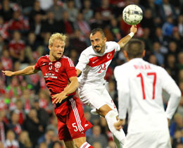 Turkey beat Denmark by last minute goal: 1-2