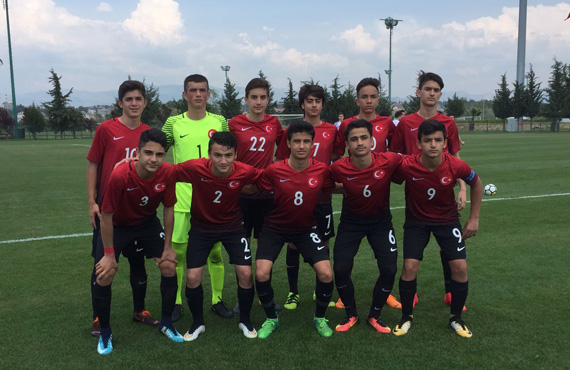 U14 Milliler, Grcistan ile 0-0 berabere kald