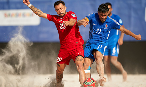 Plaj Futbolu Milli Takmmz, Azerbaycan'a Penaltlarla Yenildi