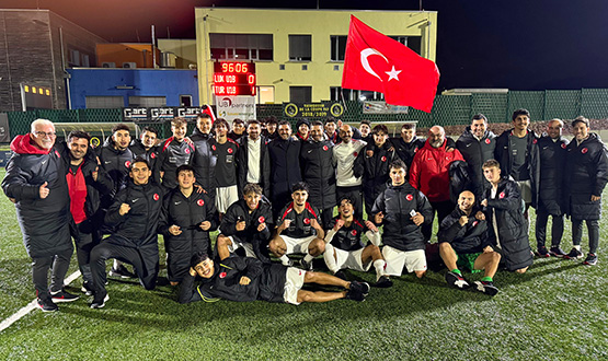 U18 Mill� Tak�m�m�z, L�ksemburg'u 1-0 Ma�lup Etti