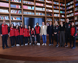 Gaziantep Kad�n Ampute Futbol Tak�m��ndan Mill� Tak�m Kamp�na Ziyaret
