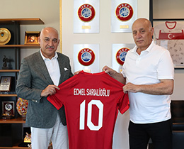 stanbulspor Bakan Ecmel Saraliolu, Büyükekiyi ziyaret etti