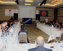 UEFA Genler Elit Futbol Eitimi alma Grubu toplantlar Ankarada balad