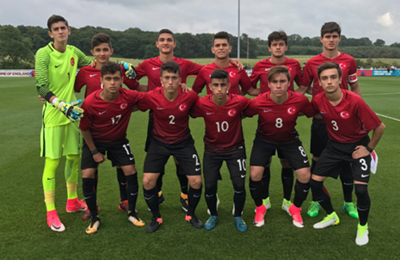 U16 Milli Takm, ngiltere'ye 2-1 yenildi