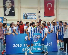 TFF Futsal Liginde ampiyon stanbul niversitesi