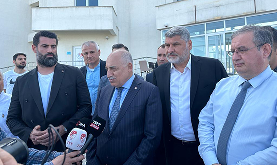 TFF Bakan Mehmet Bykeki, Mersin Erdemli Tesisleri'nde ncelemeler Yapt