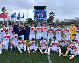 U16 Mill� Tak�m�m�z, �ekya�y� 2-1 Ma�lup Etti