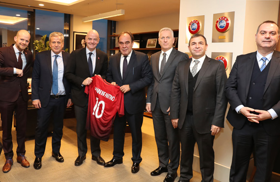 Infantino'dan TFF'ye ziyaret