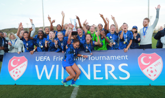 Riva'da Dzenlenen UEFA WU16 Dostluk Turnuvas Sona Erdi