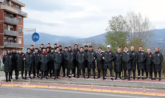 U19 Mill� Tak�m�m�z, �talya'da �lk Antrenman�n� Ger�ekle�tirdi