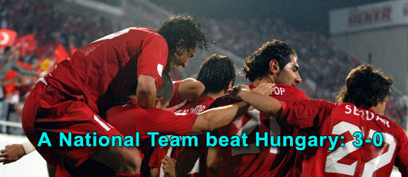 A National Team beat Hungary: 3-0