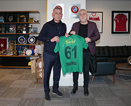 M. Kemal Saraolu, TFF Bakan Hacosmanolunu Ziyaret Etti