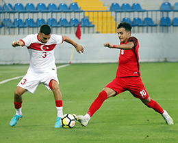 U18 Milli Takımımız, Baküdeki maçta Azerbaycanı 1-0 yendi