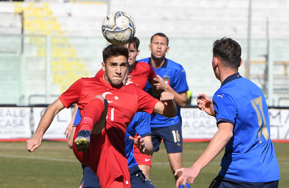 U19 Milli Takm, talya'ya 1-0 yenildi