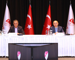 TFF ile Ahmet Nur ebi bakanlndaki Kulpler Birlii ilk toplantsn yapt