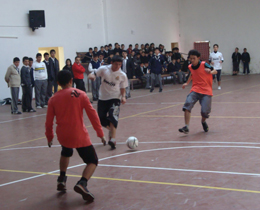 Kayseri de Futsal Turnuvas msabakalar balad