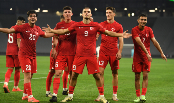 Ümit Millî Takımımız, Letonya'yı 3-0 Yendi