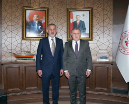 TFF Ba�kan� Hac�osmano�lu, Gen�lik ve Spor Bakan� Bak�� Ziyaret Etti