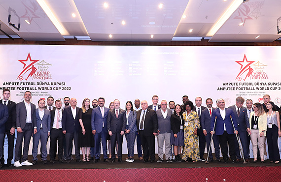 Ampute Futbol Dnya Kupas gruplar kura ekimi Riva'da yapld