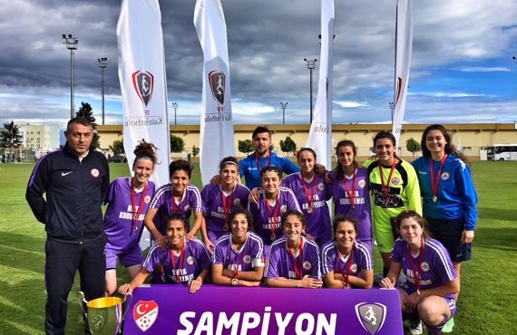 Gen Kzlar Trkiye ampiyonu Karadeniz Ereli Belediye Spor oldu