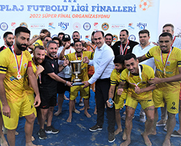 TFF Plaj Futbolu Liginde ampiyonluu Seferihisar Citta Slow kazand