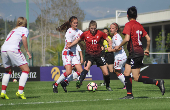 U19 Kadn Milli Takm, Danimarka'ya 5-0 yenildi