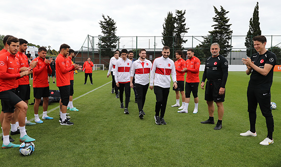 A Millî Takm’da Letonya Maç Hazrlklar Sürüyor