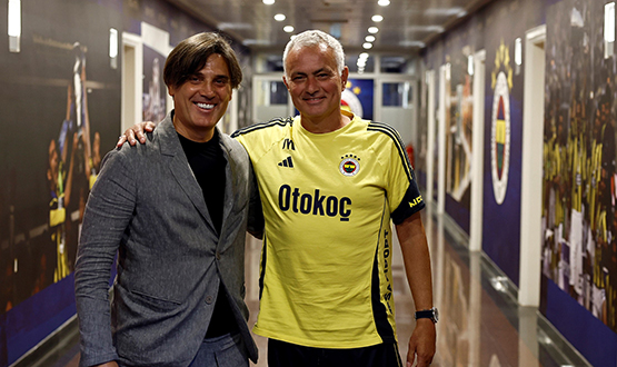 Vincenzo Montella'dan Jos Mourinho'ya Ziyaret