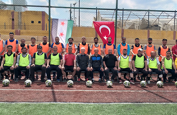 TFF'den Frat Kalkan Harekat blgesine antrenr eitimi destei
