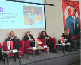 Necla G�ng�r K�ragas�, Rumeli �niversitesi�nde 8 Mart �zel Paneline Kat�ld�