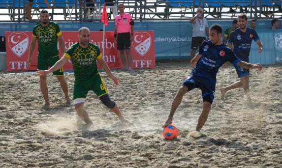 2023 TFF Plaj Futbolu Ligi Sper Finalleri'nde 2. Gn Geride Kald