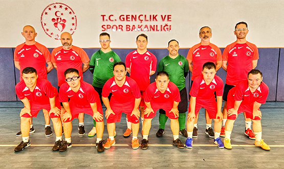 Down Sendromlu Futsal Mill Takm'nda Hedef st ste 3. Kez Avrupa ampiyonluu