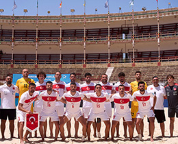 Plaj Futbolu Mill� Tak�m��n�n Avrupa A Ligi Play-Out Kadrosu A��kland�