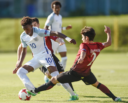 U17s lose to England: 2-1