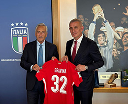 TFF President Hacosmanolu Visited FIGC President Gravina
