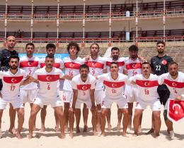 Plaj Futbolu Mill� Tak�m�m�z, �ekya Kar��s�nda