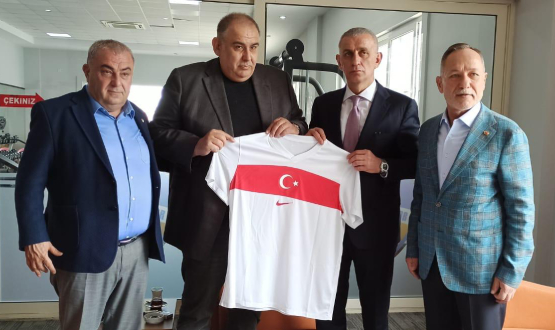 TFF Bakan Hacosmanolu'ndan skenderunspor'a Ziyaret