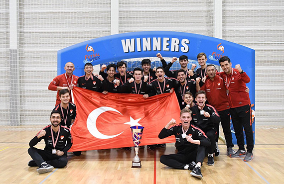 Futsal U19 Milli Takm, K Kupas'nda ampiyon oldu