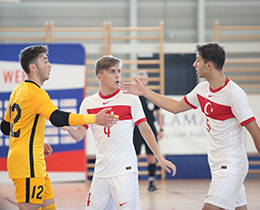 Futsal U19 Milli Takımı, Slovenyaya 5-2 mağlup oldu