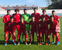 U18 Milli Takm, spanya ile 1-1 berabere kald