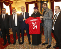 TFFden Ermenistan Maçı Öncesi Ermeni Patrikhanesine Dostluk Ziyareti