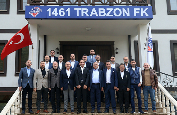 TFF Bakan Mehmet Bykeki'den 1461 Trabzon FK'ya ziyaret