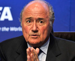 FIFA Bakan Sepp Blatterden tebrik