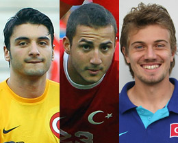Cenk, Mert ve Sercan ilk kez A Milli oldu