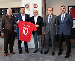 TFF Bakan Nihat zdemire TSYDden ziyaret