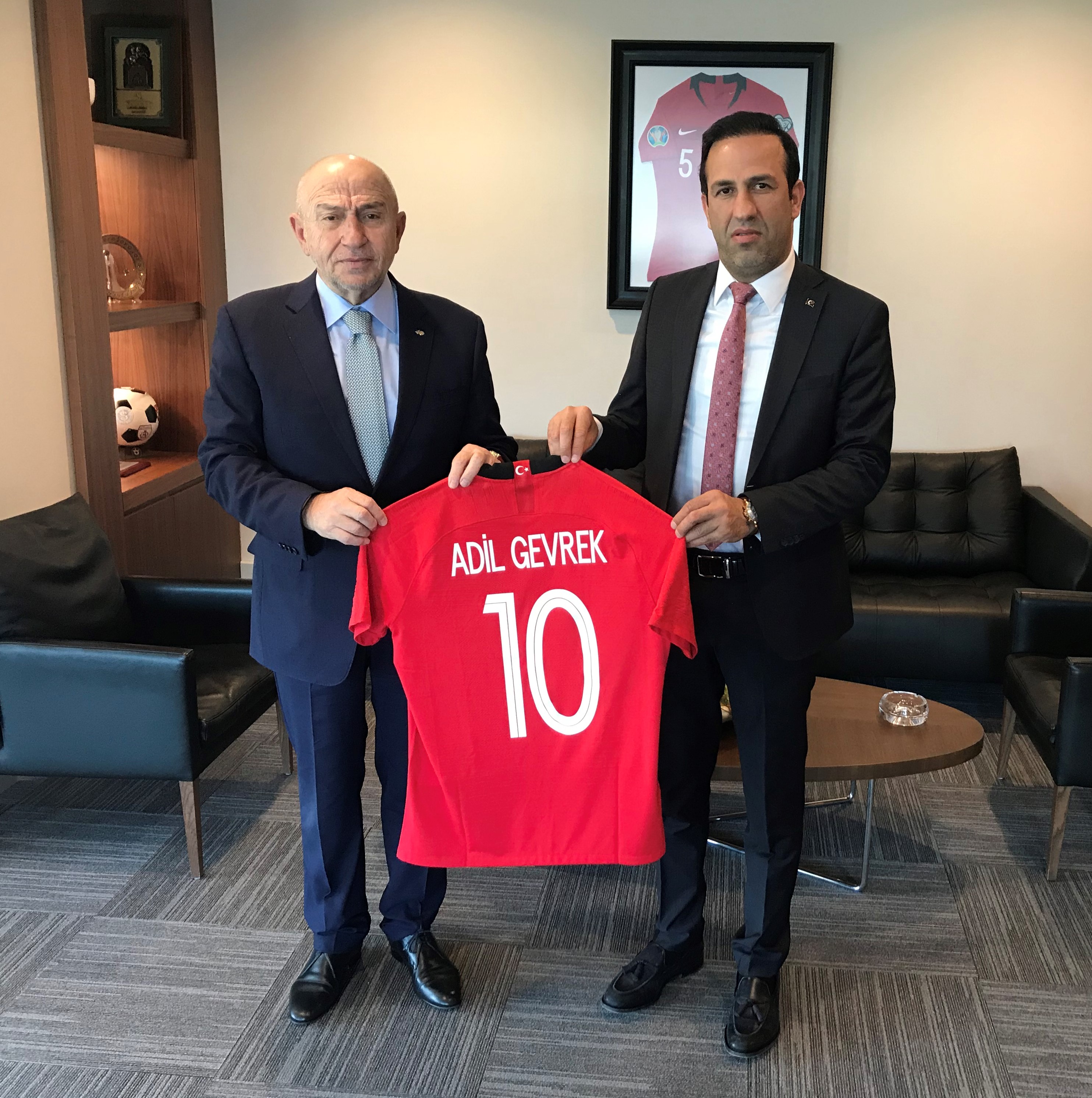 Btc Turk Yeni Malatyaspor Başkanı Adil Gevrek'ten Başkan Özdemir'e ziyaret  - TFF Haberleri TFF
