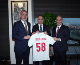 TFF Ba�kan� Hac�osmano�lu�ndan �ank�r� Valisi �ak�rta��a Ziyaret