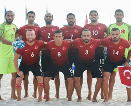 Plaj Futbolu Milli Takm, talyaya 3-0 yenildi